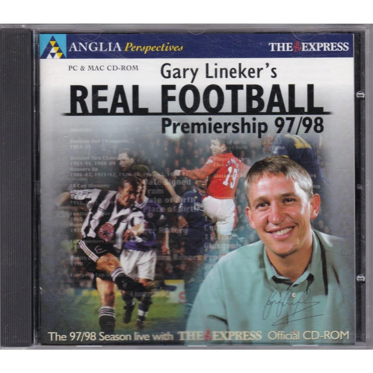Gary Lineker's Real Football Premiership 97/98 (PC, Jewelcase)