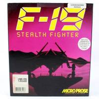 F-19 Stealth Fighter (Amiga, Big Box)