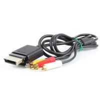 Original Microsoft Xbox 360 Composite AV kabel (Sort)