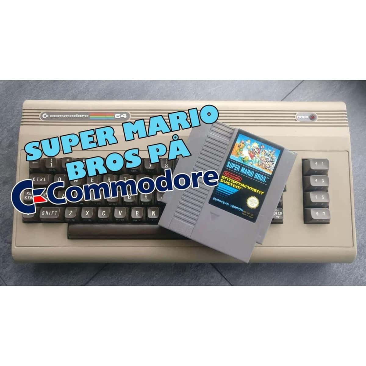 Super Mario Bros på Commodore 64