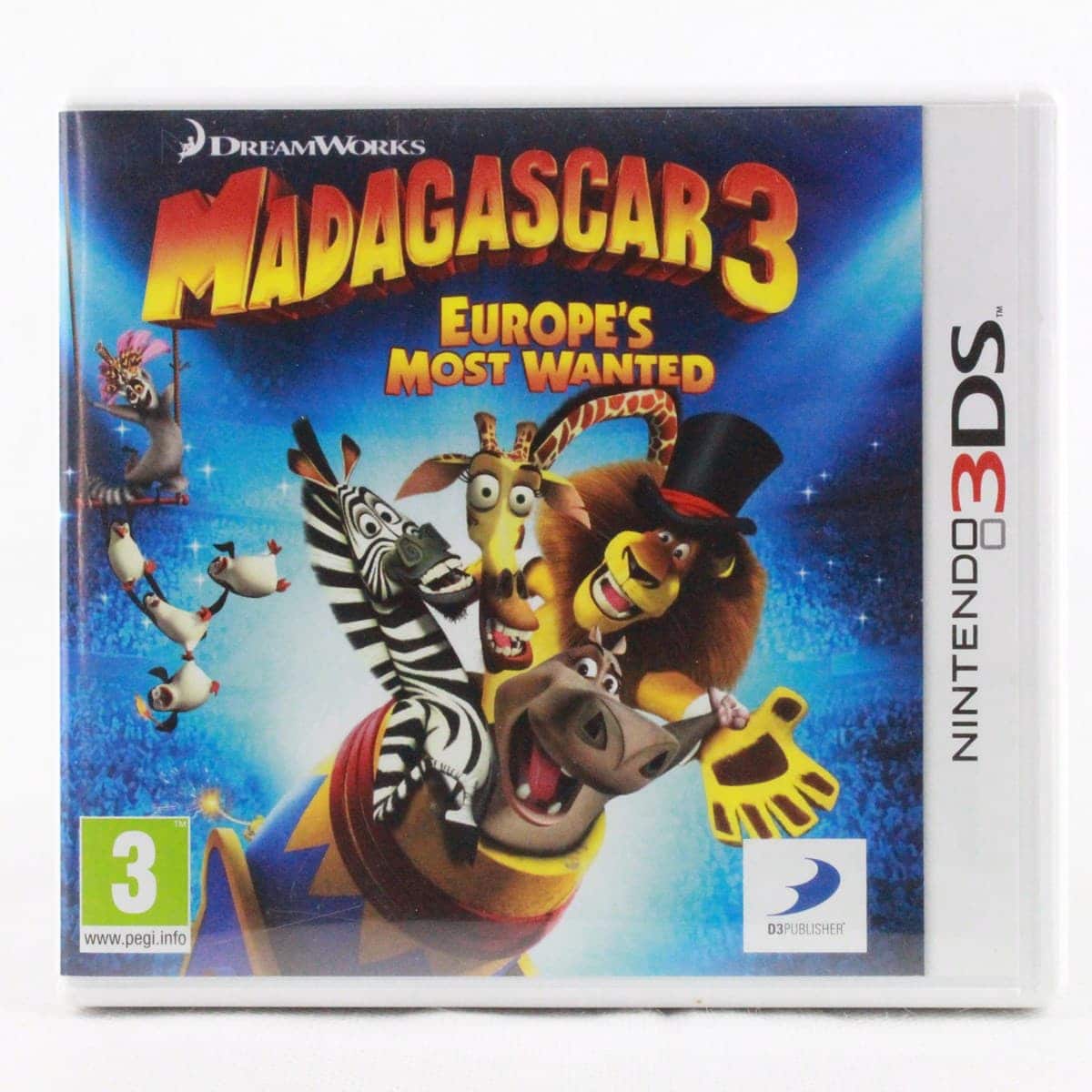 Madagascar 3: Europe's Most Wanted (Nintendo 3DS)