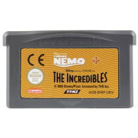 Finding Nemo + The Incredibles (Game Boy Advance - Løs spil)