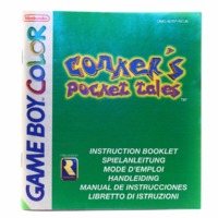 Conket's Pocket Tales (Game Boy Color manual, NEU)
