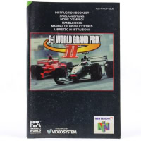 F-1 World Grand Prix II (N64 manual, NEU)