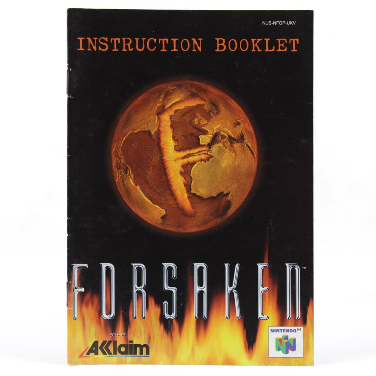 Forsaken (N64 manual, UKV)