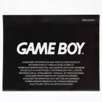 Game Boy Consumer Information and Precautions Booklet (EUR)