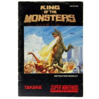 King of the Monsters (SNES manual, USA)