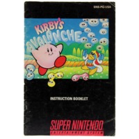 Kirby's Avalanche (SNES manual, USA)