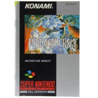 Prince of Persia (SNES manual, SCN)