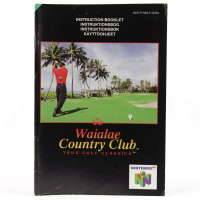 True Golf Classics: Waialae Country Club (N64 manual, NUK)