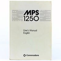 Commodore MPS-1250 - User's Guide
