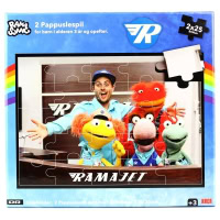 DR Puslespil 2 x 25 brikker med motiv af Ramajetterne