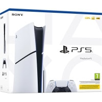PlayStation 5 Slim konsol - Disk version - 1TB - Hvid