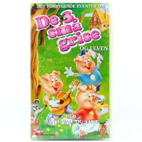 De 3 små grise og ulven (VHS)