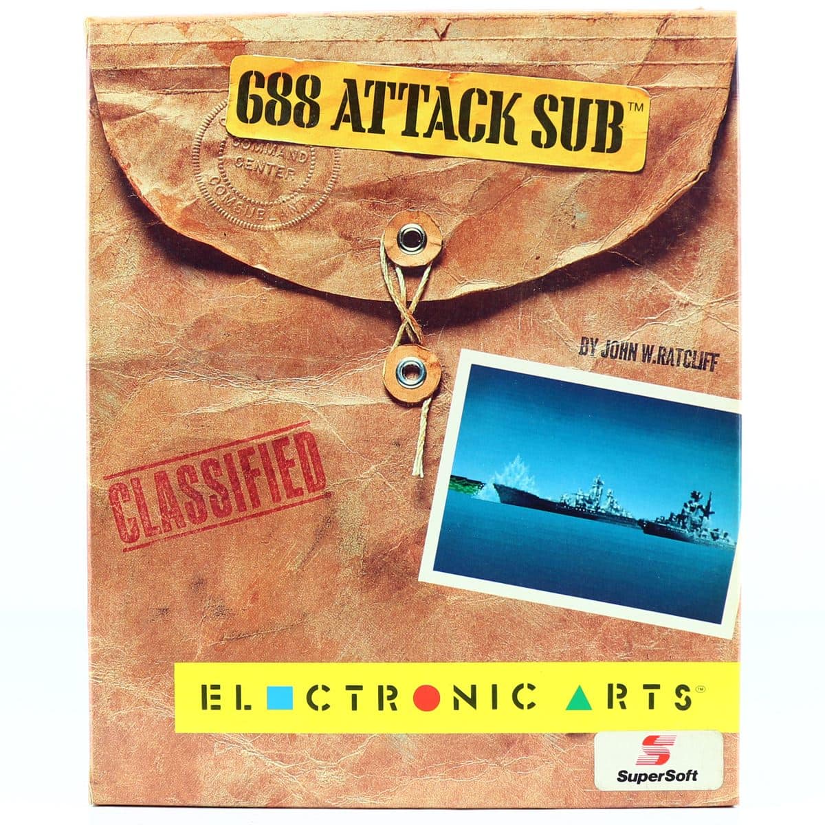 688 Attack Sub (Amiga, Small Box)