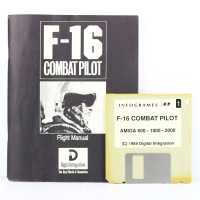 F-16 Combat Pilot (Amiga - Løs Diskette + manual)