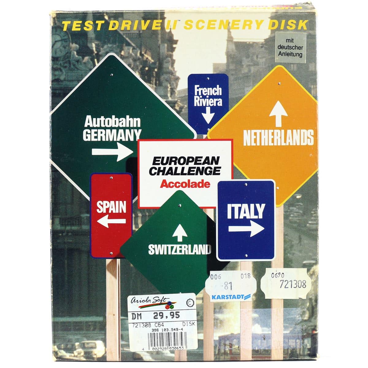 Test Drive II Scenery Disk: European Challenge (C64, Disk)