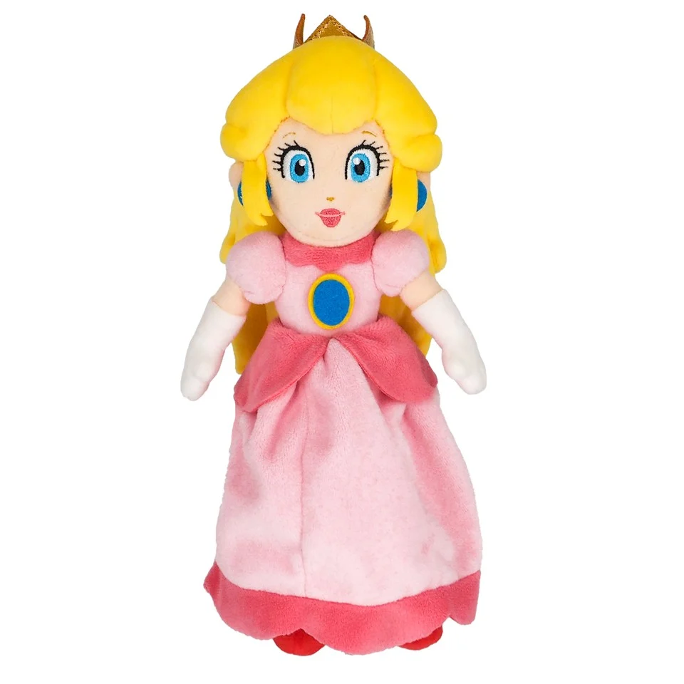 Super Mario - Peach bamse - 24 cm