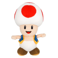 Super Mario - Toad rouge bamse - 20 cm